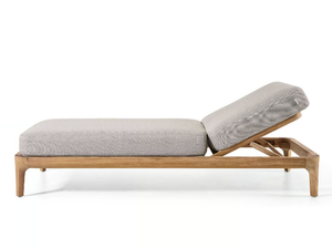 MEDITERRANEO 81 - Recliner teak sun lounger - Styling by Gervasoni