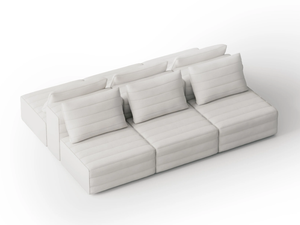 SAMET D - Double-sided modular fabric sofa - Styling by Gervasoni