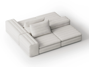 SAMET LOW D - Double-sided 4 seater fabric sofa - Styling by Gervasoni