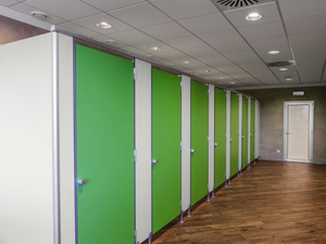 ALGF MODULAR WALLS - HPL toilet partition - Screens by GES Group