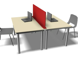 Antibacterial HPL partition - HPL desktop partition - Screens by GES Group