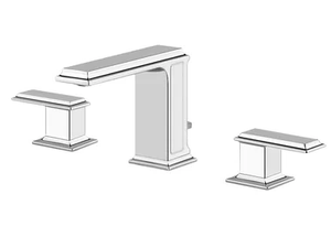 ELEGANZA - 3 hole countertop metal washbasin mixer - Tap by Gessi