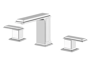 ELEGANZA - 3 hole metal washbasin mixer without waste - Tap by Gessi