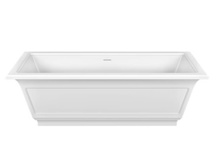 ELEGANZA - Freestanding rectangular Cristalplant® bathtub - Bathtub by Gessi