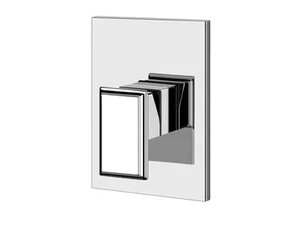 ELEGANZA SHOWER - 1 hole metal shower mixer with plate - Shower by Gessi
