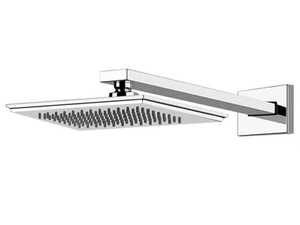 ELEGANZA SHOWER - Wall-mounted rectangular metal overhead shower with arm - Shower by Gessi