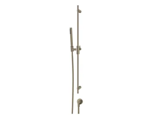 HABITO TRAME - Chromed brass shower wallbar with hand shower - Shower by Gessi