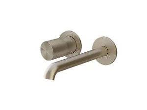 HABITO UNITO - Wall-mounted chromed brass washbasin mixer - Tap by Gessi