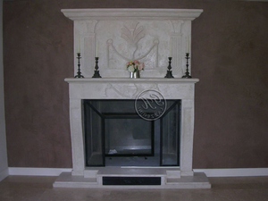 Fireplace 16 - Wall-mounted natural stone fireplace - Other by GH LAZZERINI