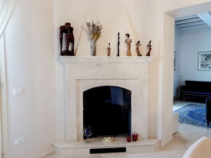 Fireplace 20 - Wall-mounted natural stone fireplace - Other by GH LAZZERINI