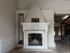 Fireplace 9 - Wall-mounted wood-burning natural stone fireplace - Other by GH LAZZERINI
