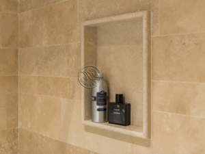 Stone shower 10 - Natural stone wall niche - Wall tile-stone-brick by GH LAZZERINI