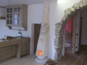Stove 1 - Wood-burning natural stone stove - Other by GH LAZZERINI