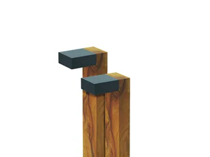 COMPATTO P WOOD - LED aluminium bollard light - Outdoor lighting by Ghidini Lighting
