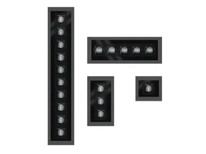 EDGE R - Recessed LED rectangular aluminium spotlight - Functional light by Ghidini Lighting