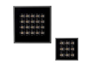 EDGE SQ FRAME - Recessed LED square aluminium spotlight - Functional light by Ghidini Lighting