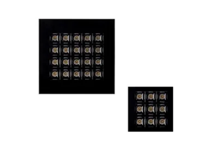 EDGE SQ TRIMLESS - Recessed LED square aluminium spotlight - Functional light by Ghidini Lighting