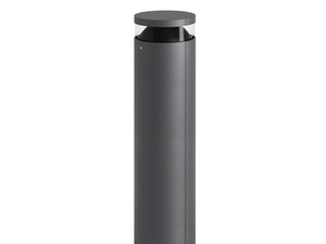 TONDO FLAT DARK - LED aluminium bollard light - Outdoor lighting by Ghidini Lighting