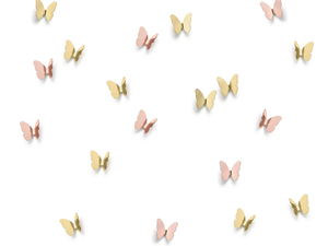 BUTTERFLY - Wall-mounted brass coat rack - Accessories by GHIDINI1961