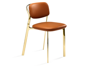 COAST - Upholstered leather chair - Chair by GHIDINI1961