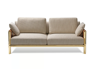 FRAME - 2 seater sofa with removable cover - Sofa by GHIDINI1961