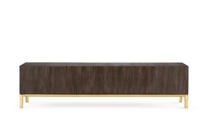 FRAME - Wood veneer sideboard with doors - Cabinet by GHIDINI1961