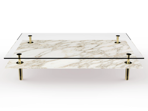 LEGS - Rectangular marble coffee table - Coffee table by GHIDINI1961