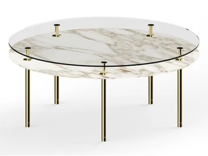LEGS - Round marble table - Table by GHIDINI1961