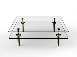 LEGS - Square crystal coffee table - Coffee table by GHIDINI1961