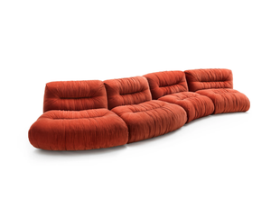 MAMBO - Curved sectional velvet sofa - Sofa by GHIDINI1961