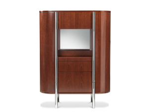 TARANTINO MANHATTAN - Oak bar cabinet with integrated lighting - Cabinet by GHIDINI1961