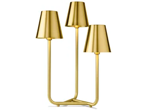 TRIO - Satin brass table lamp - Table lamp by GHIDINI1961