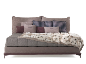 CLAPTON - Upholstered leather bed - Bed frame by Gianfranco Ferré Home