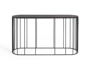 DOPPLER - Oval wooden console table - Console by Gianfranco Ferré Home