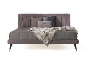 HIGHLANDER - Upholstered leather bed - Bed frame by Gianfranco Ferré Home