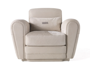 KALLIO - Leather armchair with armrests - Armchair by Gianfranco Ferré Home