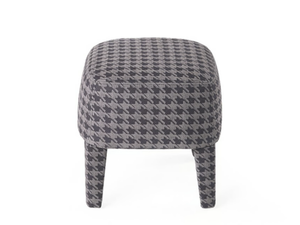 MINI - Upholstered square fabric pouf - Pouf by Gianfranco Ferré Home
