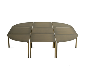 TIMES SQUARE - Modular metal coffee table - Coffee table by Gianfranco Ferré Home