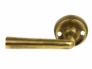 CONE - Brass door handle on rose - Finishes accessories by GIARA ART DESIGN-BRONZE