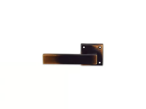 LISCIA - Bronze door handle on rose - Finishes accessories by GIARA ART DESIGN-BRONZE