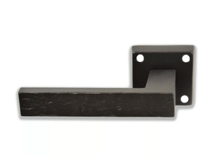 ONDA - Bronze door handle on rose - Finishes accessories by GIARA ART DESIGN-BRONZE