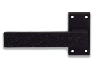 ONDA - Bronze door handle on rose - Finishes accessories by GIARA ART DESIGN-BRONZE