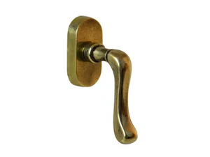 TOSCA - DK brass window handle on rose - Finishes accessories by GIARA ART DESIGN-BRONZE