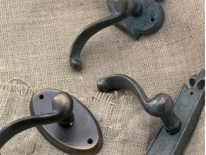 WAVE ALPINE - Classic style door handle - Finishes accessories by GIARA ART DESIGN-BRONZE
