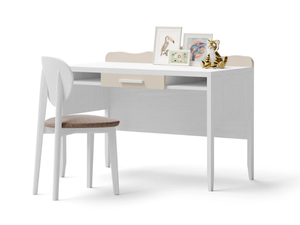 CHARLES - Rectangular wooden Kids writing desk with drawer - Desk by Giessegi