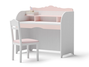 EMILY - Rectangular wooden Kids writing desk with bookcase - Desk by Giessegi