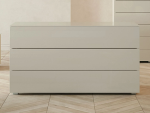 GLASS - Modular wooden chest of drawers - drawer by Giessegi