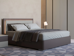 LEDD - Wooden storage bed - Bed frame by Giessegi