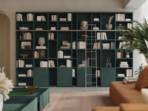 LV712 - Open bookcase - Cabinet by Giessegi