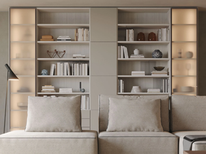 LV717 - Open bookcase - Cabinet by Giessegi